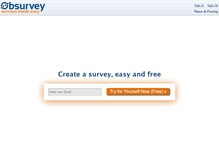 Tablet Screenshot of obsurvey.com